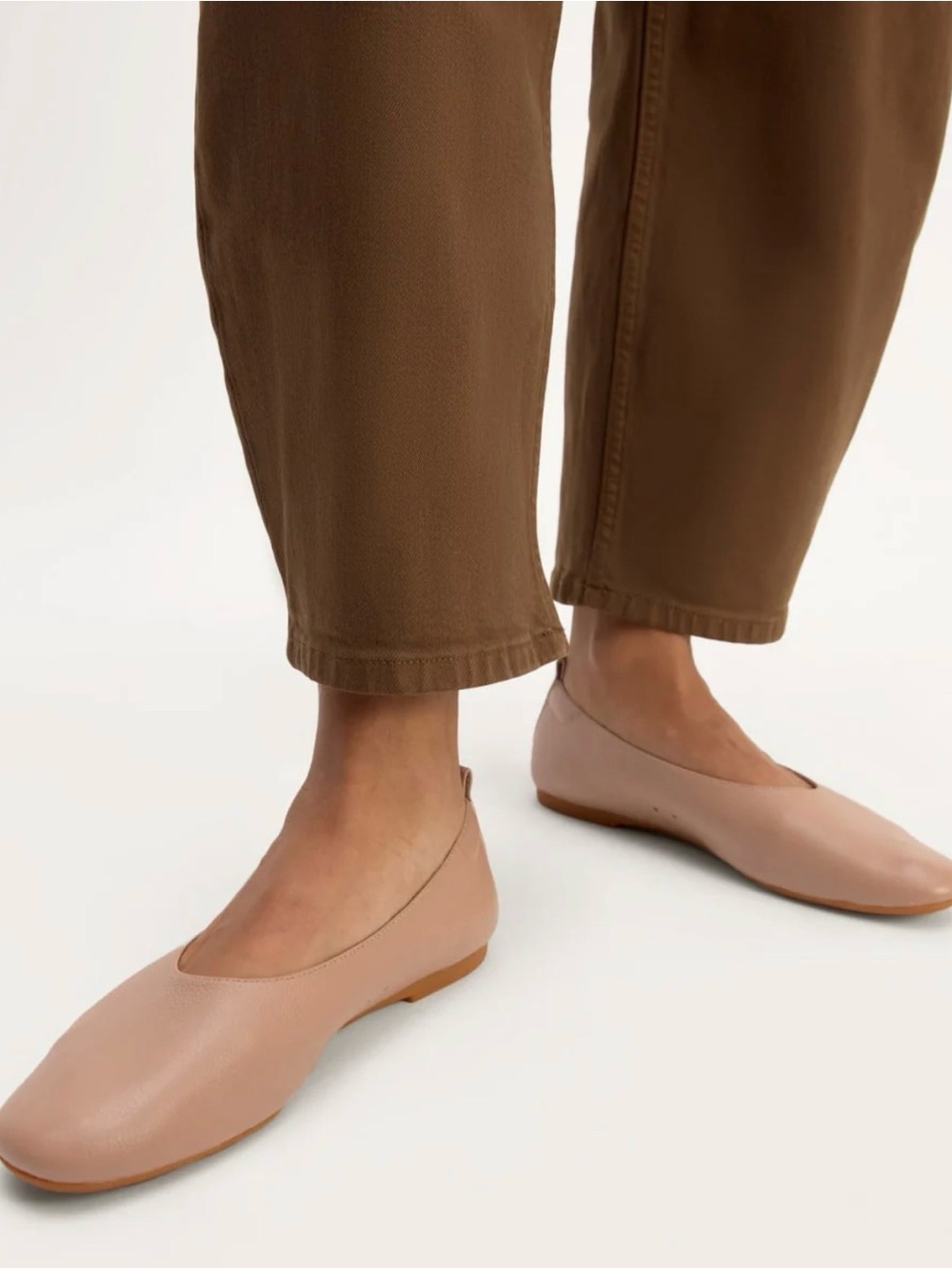 Everlane Day Glove Flat - size 10 tan